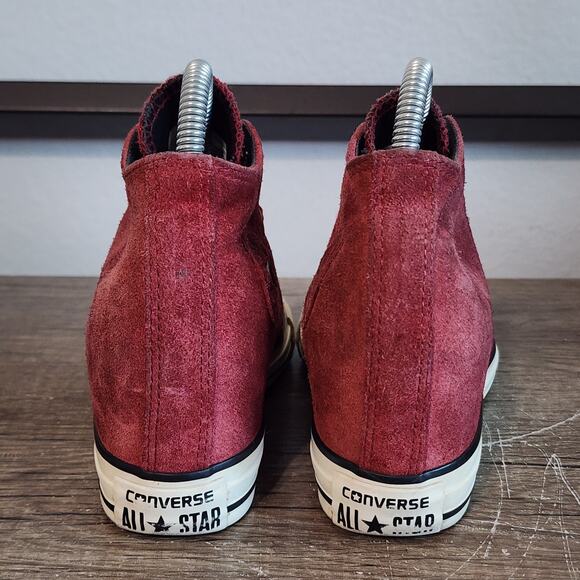 Converse Chuck Taylor All-Star Hidden Heel Wedge Women's Shoes Size 6 Red - Picture 4 of 9